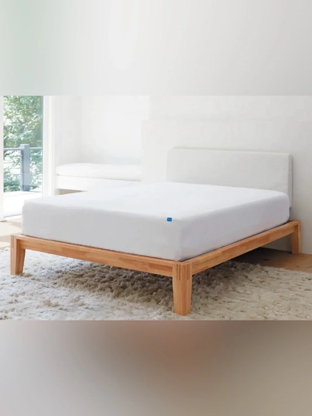 Ultimate Allergy Bamboo Mattress Protector — White (King)